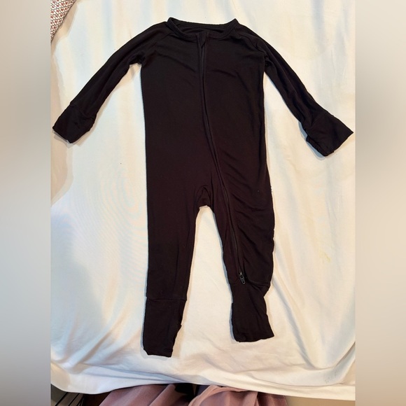 Little Sleepies Other - plain black, little sleepies zippy 3-6 months convertible feet and hands